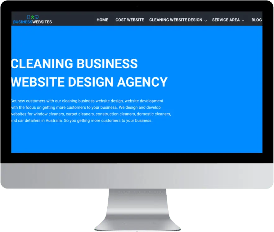 computerscreen webdesifgnforcleaners